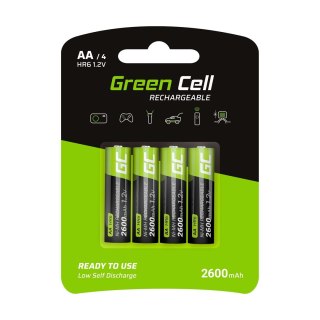 Green Cell GREEN CELL AKUMULATORKI PALUSZKI 4X AA R6 2600MAH