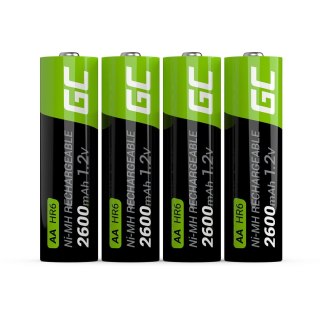 Green Cell GREEN CELL AKUMULATORKI PALUSZKI 4X AA R6 2600MAH
