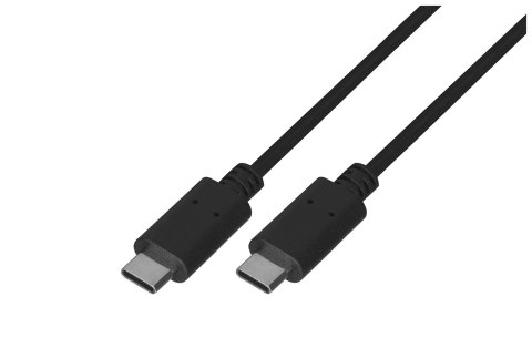Lanberg Kabel Lanberg CA-CMCM-10CU-0010-BK (USB typu C - USB typu C ; 1m; kolor czarny)