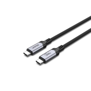 UNITEK UNITEK KABEL USB-C 3.1 DO ŁADOWANIA, PD 240W, 2M