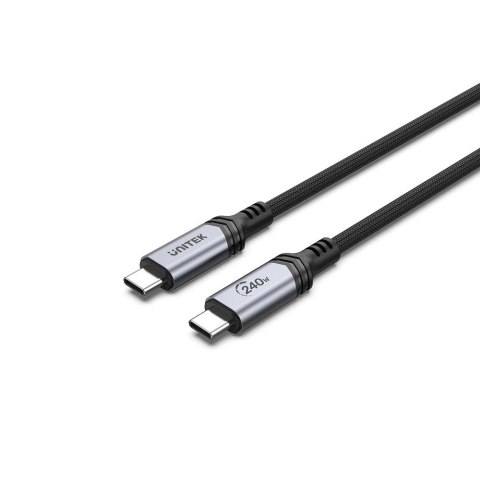 UNITEK UNITEK KABEL USB-C 3.1 DO ŁADOWANIA, PD 240W, 2M