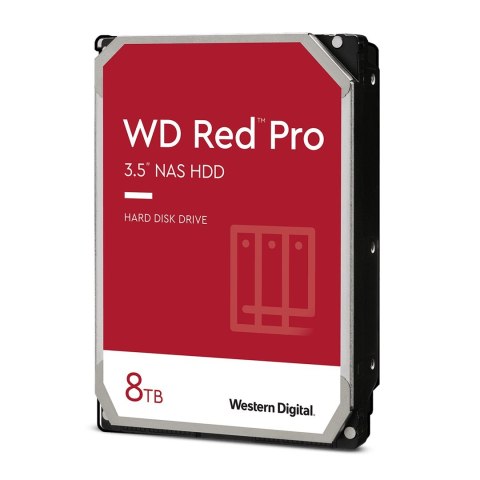 WD Dysk HDD WD Red Pro WD8005FFBX (8 TB ; 3.5"; 256 MB; 7200 obr/min)