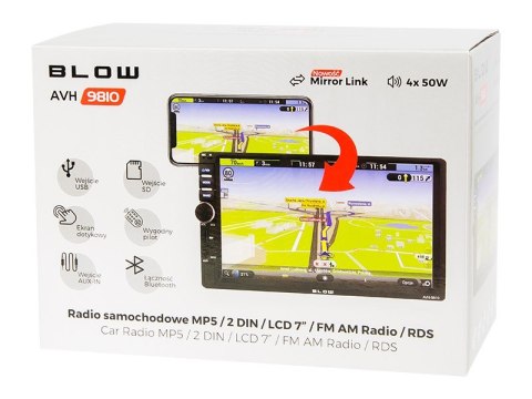 BLOW BLOW RADIO AVH-9810 2DIN 7"
