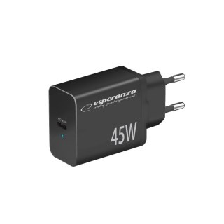 Esperanza ESPERANZA ŁADOWARKA SIECIOWA 45W USB-C PD EZC108K