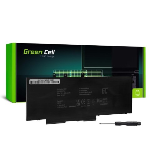 Green Cell GREEN CELL BATERIA DE128V2 93FTF GJKNX DO DELL LATITUDE 5280 5290 5480 5490 5580 5590 5591 PRECISION 3520 3530 6200MAH 7.6V