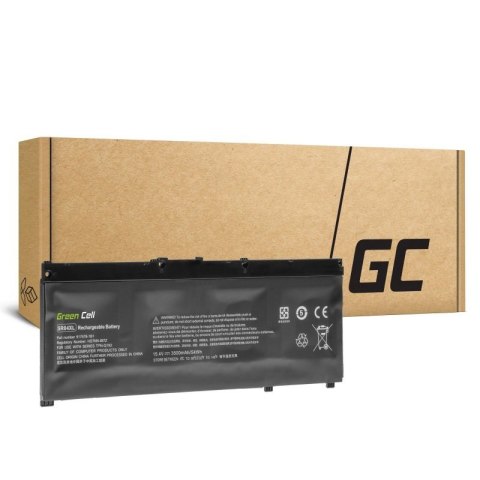 Green Cell GREEN CELL BATERIA HP187 SR04XL DO OMEN 15-CE 15-DC 17-CB PAVILION POWER 15-CB 3500MAH 15.4V