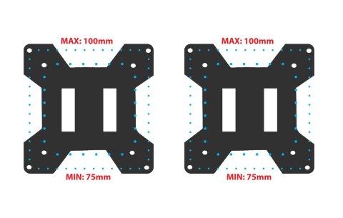 Esperanza ESPERANZA UCHWYT GAZOWY DO 2 MONITORÓW MACHE ERW020