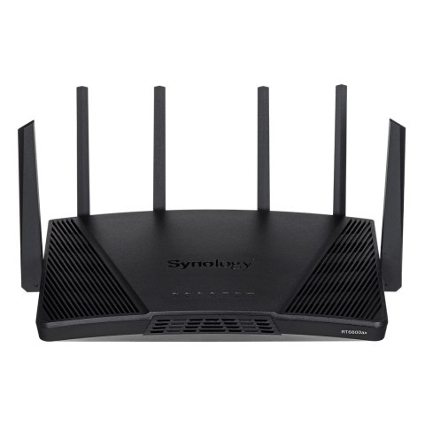 Synology Synology Router RT6600ax, Wi-Fi 6, IEEE 802.11a/b/g/n/ac/ax, 1x 2.5GbE, 3x 1GbE, 1xUSB 3.2, Dual WAN, Three-band router