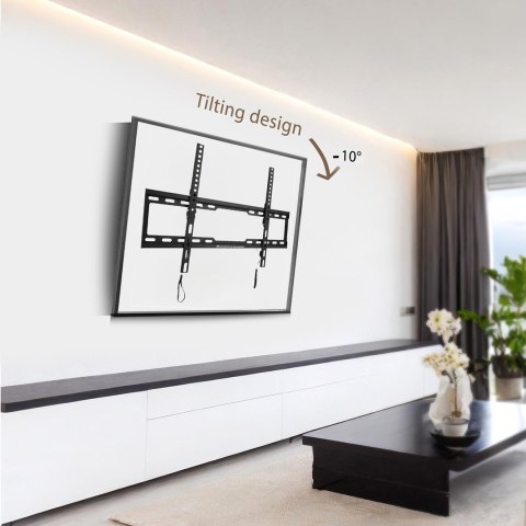 Maclean MACLEAN UCHWYT DO TV MAX VESA 600X400, 32-80", 45KG, REG. ODCHYLENIA +0°~-10° MC-413