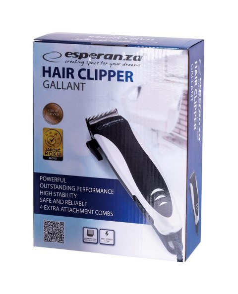 Esperanza Maszynka do strzyżenia Esperanza EBC005 GALLANT (kolor biały)