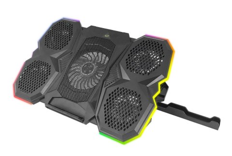 Esperanza ESPERANZA PODSTAWKA CHŁODZĄCA GAMING Z PODSTAWKĄ NA TELEFON LED RGB BREVA EGC107