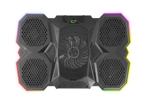 Esperanza ESPERANZA PODSTAWKA CHŁODZĄCA GAMING Z PODSTAWKĄ NA TELEFON LED RGB BREVA EGC107
