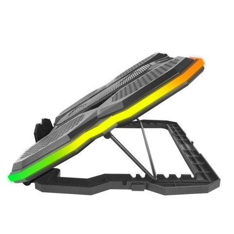 Esperanza ESPERANZA PODSTAWKA CHŁODZĄCA GAMING Z PODSTAWKĄ NA TELEFON LED RGB BREVA EGC107