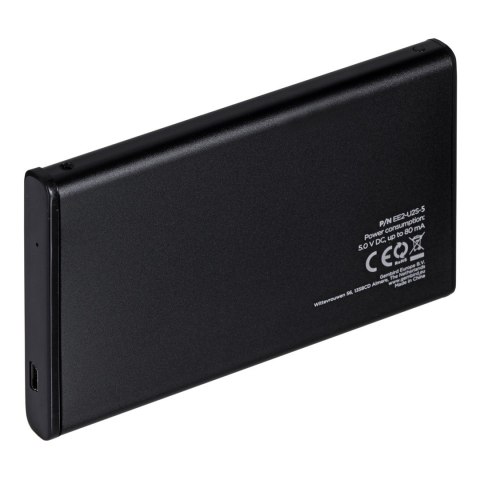 GEMBIRD Obudowa GEMBIRD EE2-U2S-5 (2.5"; USB 2.0; Aluminium; kolor czarny)