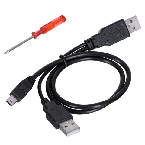 GEMBIRD Obudowa GEMBIRD EE2-U2S-5 (2.5"; USB 2.0; Aluminium; kolor czarny)