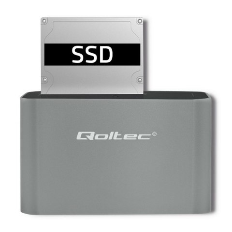 Qoltec QOLTEC STACJA DOKUJĄCA HDD/SSD | 2.5"/3.5" SATA | USB 3.0
