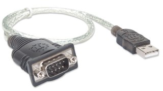 Manhattan MANHATTAN KONWERTER ADAPTER USB NA RS232/COM/DB9 M
