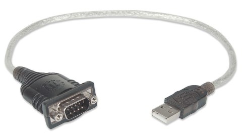 Manhattan MANHATTAN KONWERTER ADAPTER USB NA RS232/COM/DB9 M