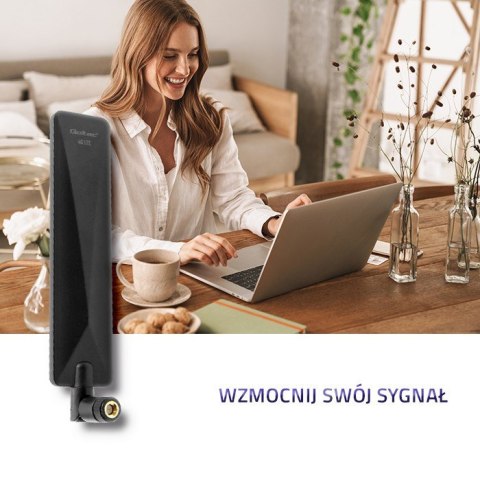 Qoltec QOLTEC ANTENA 4G LTE DOOKÓLNA | 7DBI | WEWNĘTRZNA