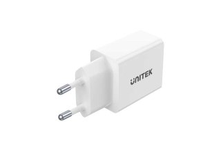 UNITEK UNITEK ŁADOWARKA 2X USB-A, 12W, BIAŁA, P1113A-EU
