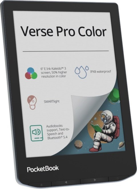 POCKETBOOK Ebook PocketBook Verse Pro Color 634 6" E-Ink Kaleido 3 16GB Wi-Fi Stormy Sea