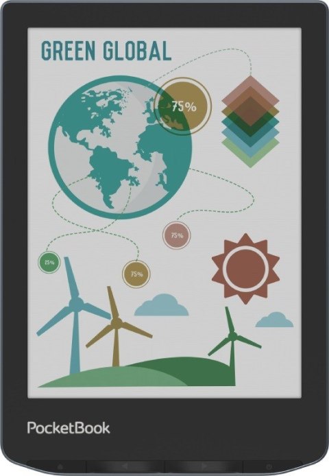 POCKETBOOK Ebook PocketBook Verse Pro Color 634 6" E-Ink Kaleido 3 16GB Wi-Fi Stormy Sea