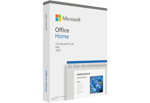 Microsoft Microsoft® Office Home 2024 Polish EuroZone 1 License Medialess