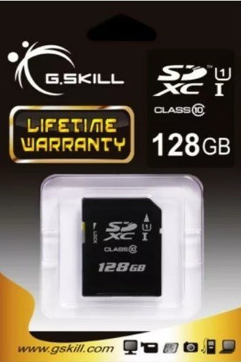 G.SKILL G.SKILL SDXC 128GB CLASS 10 UHS-I FF-SDXC128GN-U1