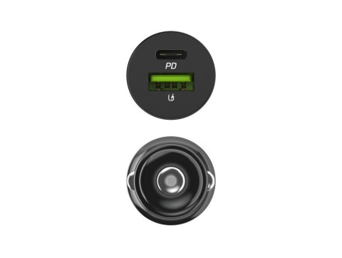 Green Cell GREEN CELL ŁADOWARKA SAMOCHODOWA GC POWERRIDE NANO38 38W 6A 1X USB-C 1X USB-A