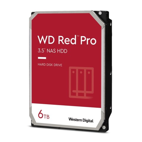 WD Dysk HDD WD Red Pro WD6005FFBX (6 TB ; 3.5"; 256 MB; 7200 obr/min)