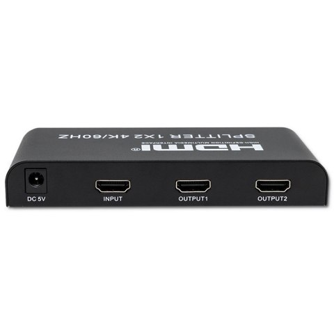 Qoltec QOLTEC ROZDZIELACZ SPLITTER 2XHDMI 4KX2K | 6GB/S | 60HZ