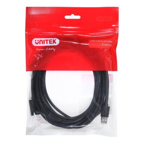 UNITEK UNITEK KABEL PRZEDŁUŻACZ USB 2.0 5M