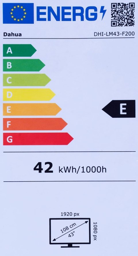 DAHUA MONITOR DAHUA LM43-F200