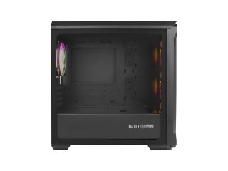 GENESIS Obudowa NATEC Genesis Irid 503 ARGB NPC-1559 (Micro ATX. Mini ITX; kolor czarny)