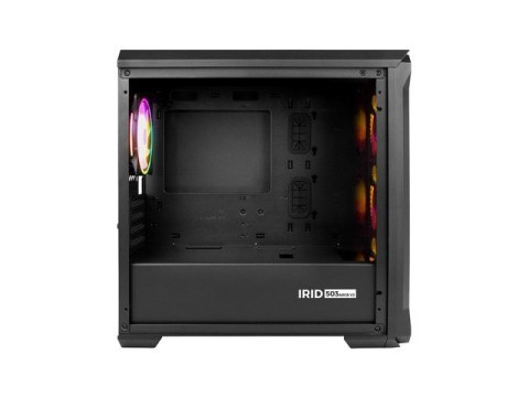 GENESIS Obudowa NATEC Genesis Irid 503 ARGB NPC-1559 (Micro ATX. Mini ITX; kolor czarny)