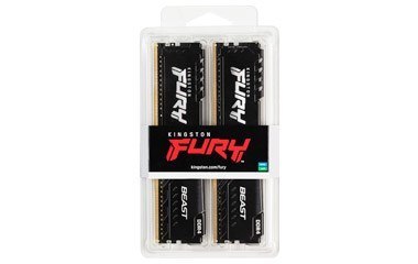 Kingston Kingston FURY DDR4 32GB (2x16GB) 3600MHz CL18 Beast Black