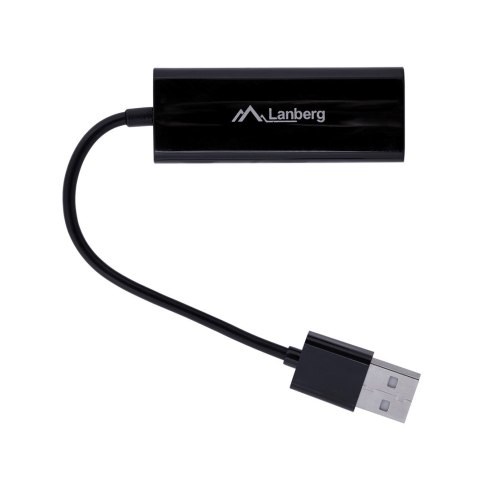 Lanberg Karta sieciowa Lanberg NC-0100-01 (USB 2.0; 1x 10/100Mbps)