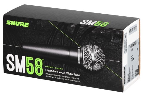 SHURE Shure SM58-LCE - Mikrofon dynamiczny, kardioidalny, wokalny