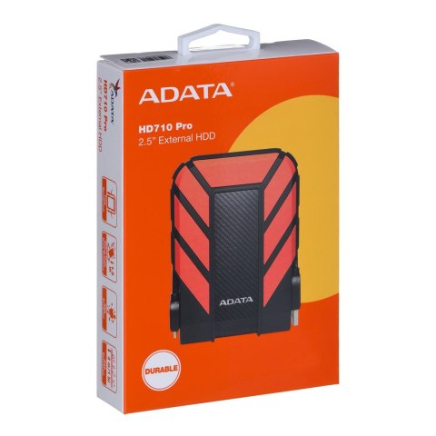 ADATA Dysk zewnętrzny HDD ADATA HD710 PRO (1TB; 2.5"; USB 3.2; czerwony)