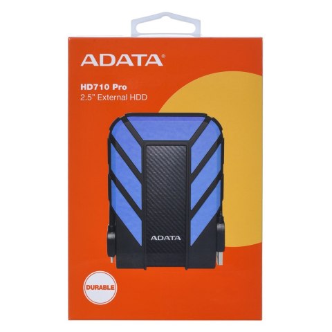 ADATA Dysk zewnętrzny HDD ADATA HD710 PRO (2TB; 2.5"; USB 3.2; niebieski)