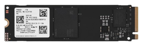 Samsung SemiConductor Dysk SSD Samsung PM9B1 1TB PCIe 4.0 NVMe M.2 2280 MZVL41T0HBLB-00B07