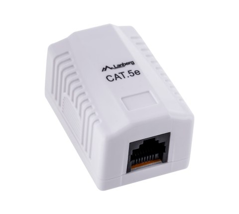 Lanberg Gniazdo natynkowe Lanberg OU5-0001-W (RJ-45; kat. 5e; UTP; kolor biały)