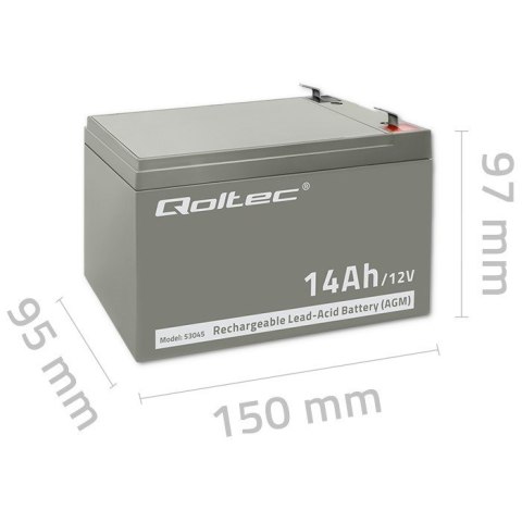 Qoltec Akumulator bezobsługowy Qoltec 53045