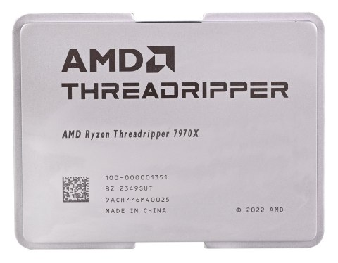 AMD Procesor AMD Threadripper 7970X (32C/64T) 4.0Ghz (5.3 GHz Turbo) Socket sTR5 TDP 350W tray