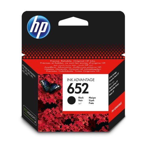 Hewlett-Packard Tusz HP czarny HP 652, HP652=F6V25AE, 360 str.