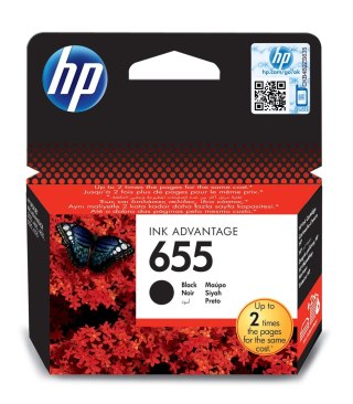 Hewlett-Packard Tusz HP czarny HP 655, HP655=CZ109AE, 550 str.,14 ml