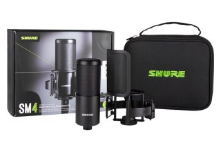 SHURE Shure SM4-K-KIT - Mikrofon pojemnościowy, zewnętrznie polaryzowany, uchwyt, popfiltr, etui