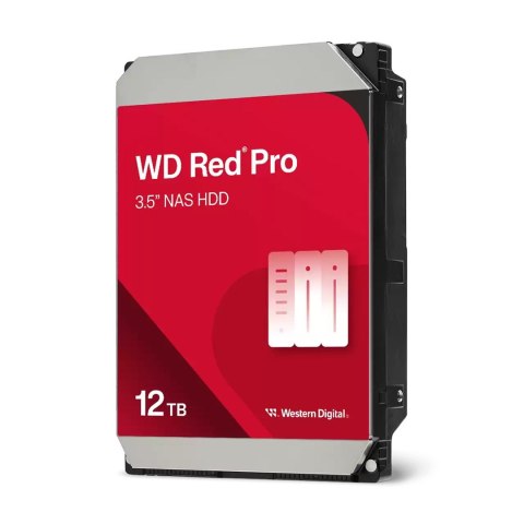 WD Dysk HDD WD Red Pro WD122KFBX (12 TB ; 3.5"; 256 MB; 7200 obr/min)