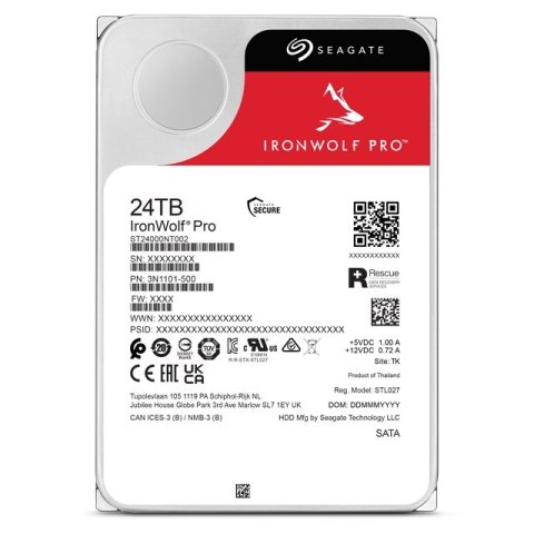 Seagate HDD Seagate IronWolf Pro 24TB SATA ST24000NT002