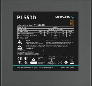 DEEPCOOL Zasilacz DeepCool PL650-D 650W 80 Plus Bronze